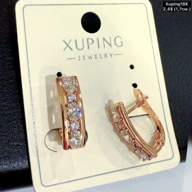 Сережки Xuping18К 20509 (1.7см)